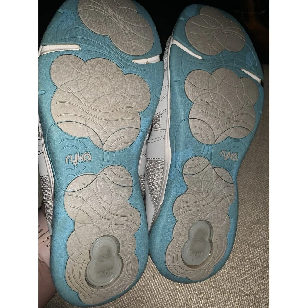 Ryka Womens Shoes 7 Tangie Gray White‎ Blue